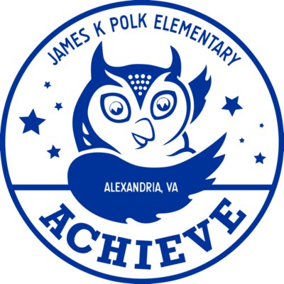 Owl Circle Logo, Blue