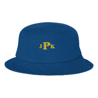 Bio-Washed Bucket Cap, Monogram/Yellow